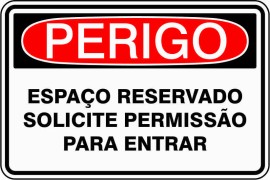 Placa de Perigo - PR85