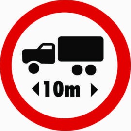 Placa de Tr�nsito - TRA19