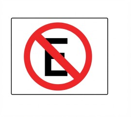 Placa de Estacionamento - EST16