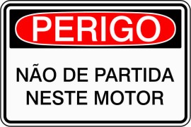 Placa de Perigo - PR104