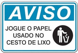 Placa de Aviso - AV15