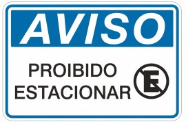 Placa de Aviso - AV65