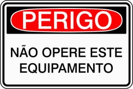 Placa de Perigo - PR134
