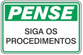 Placa de Pense - PS39