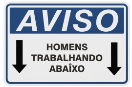 Placa de Aviso - AV24
