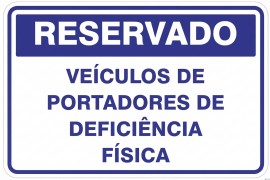Placa de Estacionamento - EST12