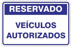 Placa de Estacionamento - EST05
