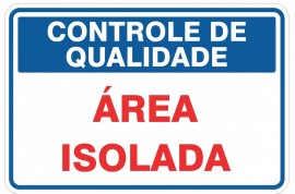 Placa Controle de Qualidade - CQ13