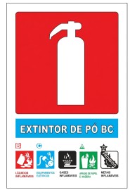 Placa de Sinaliza��o de Seguran�a - E po bc