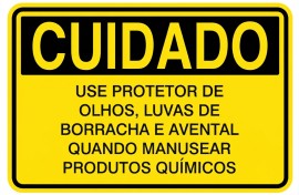 Placa de Cuidado - CD101