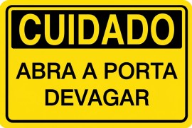 Placa de Cuidado - CD104