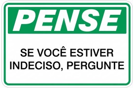 Placa de Pense - PS49