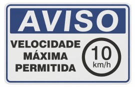 Placa de Aviso - AV35