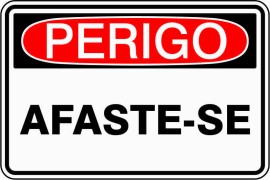 Placa de Perigo - PR155