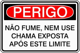 Placa de Perigo - PR123