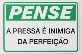 Placa de Pense - PS38