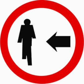 Placa de Tr�nsito - TRA30
