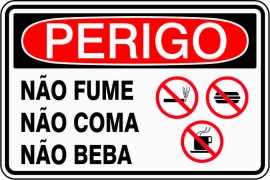 Placa de Perigo - PR135