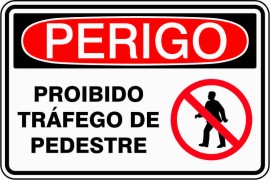 Placa de Perigo - PR96