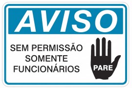 Placa de Aviso - AV71