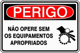 Placa de Perigo - PR122