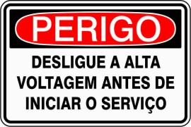 Placa de Perigo - PR180