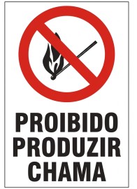 Placa de Proibido - P2