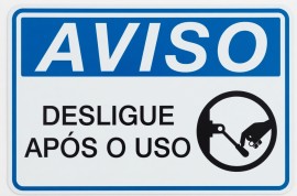 Placa de Aviso - AV39