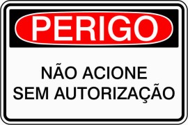 Placa de Perigo - PR115