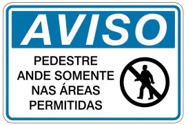 Placa de Aviso - AV10