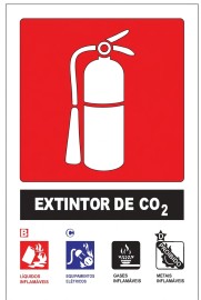 Placa de Sinaliza��o de Seguran�a - E co2
