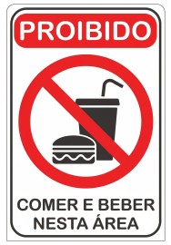 Placa de Proibido - PRB02