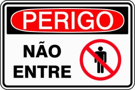 Placa de Perigo - PR103