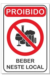 Placa de Proibido - PRB03