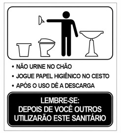 Placa Banheiro - BAN03