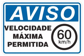 Placa de Aviso - AV50