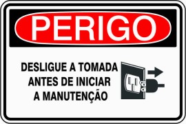 Placa de Perigo - PR158