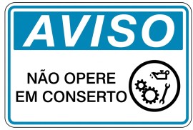 Placa de Aviso - AV12