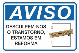 Placa de Aviso - AV40
