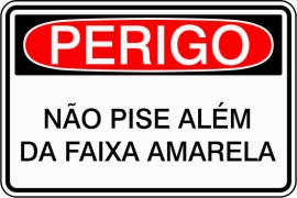 Placa de Perigo - PR110
