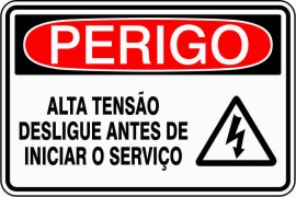 Placa de Perigo - PR154