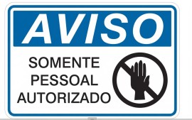 Placa de Aviso - AV69